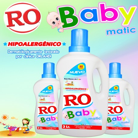 Detergente Líquido Baby Matic 3 Lt.