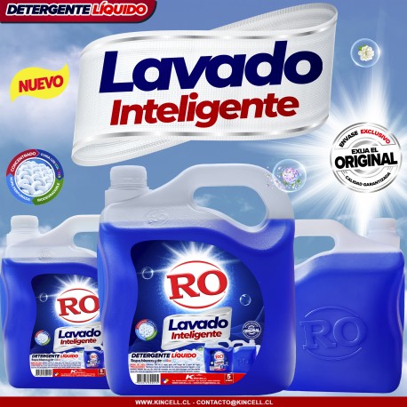 Detergente Líquido "Lavado Inteligente" 5 Lt.